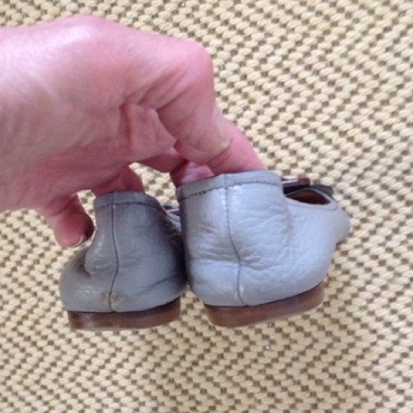 Chloe cool grey (periwinkle) ballet flats - Picture 4 of 4